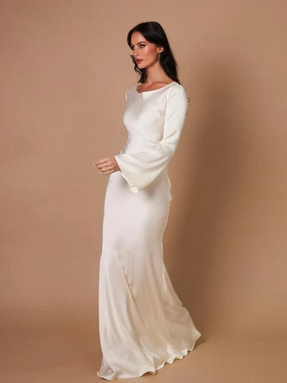 MEGAR™ | LONG-SLEEVED MAXI DRESS