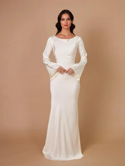 MEGAR™ | LONG-SLEEVED MAXI DRESS