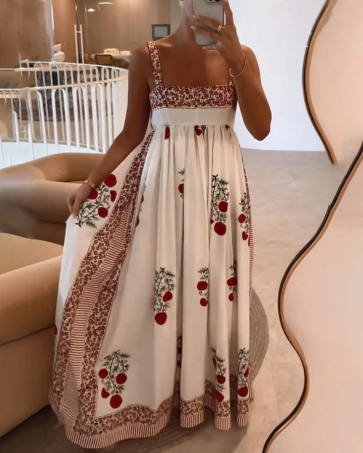 HAILEY ™ | MAXI DRESS WITH FLORAL PATTERN