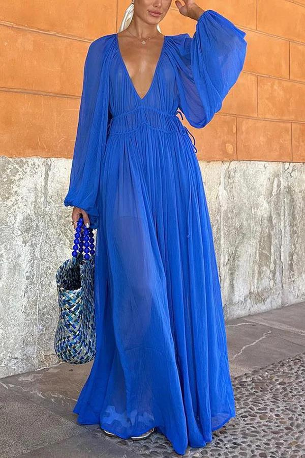 VALEEN™ | LONG-SLEEVE MAXI DRESS