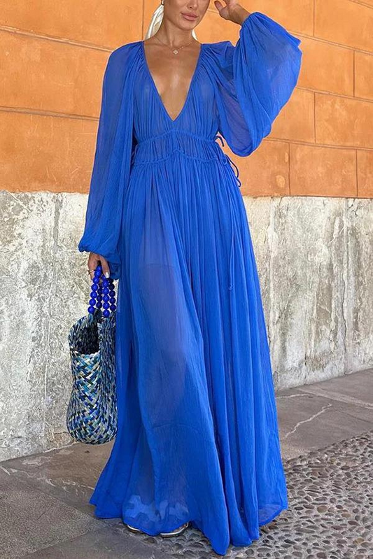 VALEEN™ | LONG-SLEEVE MAXI DRESS