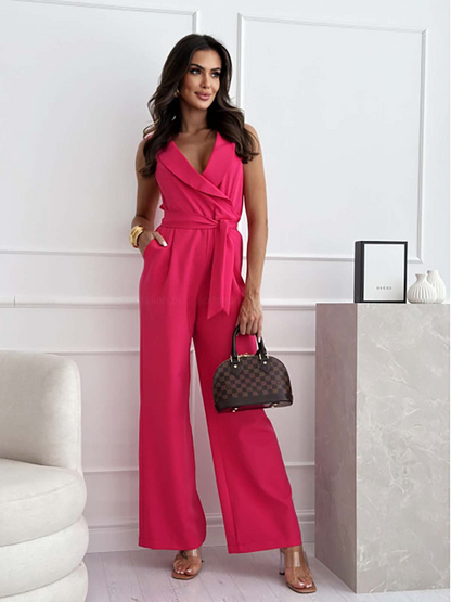 ANDREA™ | SLEEVELESS JUMPSUIT