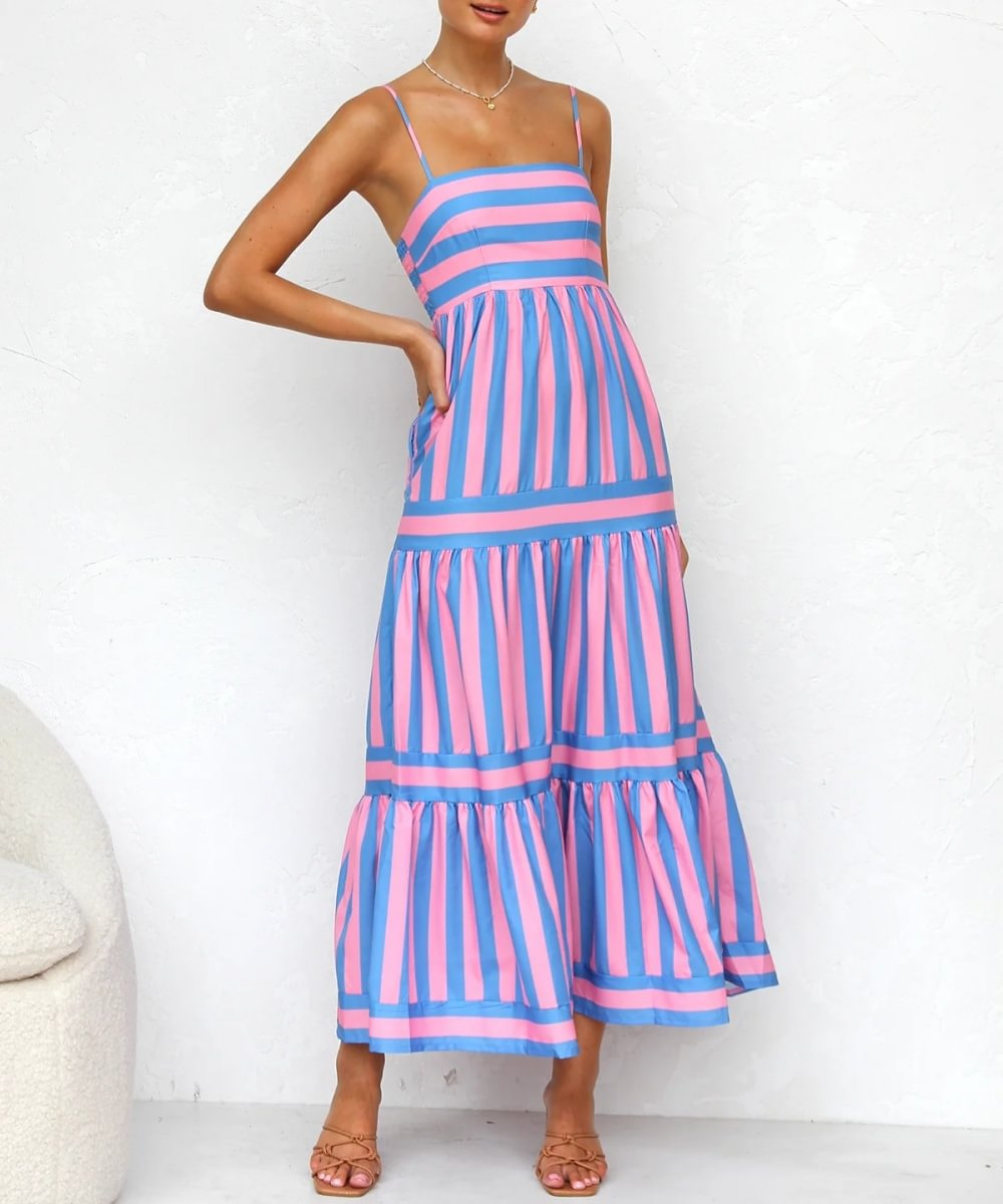 JULIANA™ | STRIPED MAXI DRESS