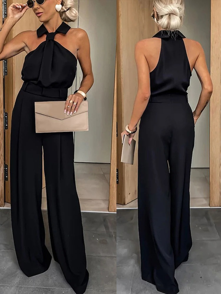 SERVA™ | HALTER JUMPSUIT