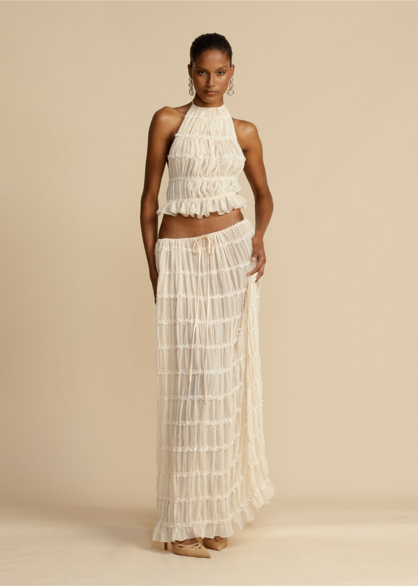 OLIVIA™ | HALTER TOP AND SKIRT SET