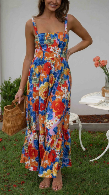 VERONICA™ | FLORAL MAXI DRESS