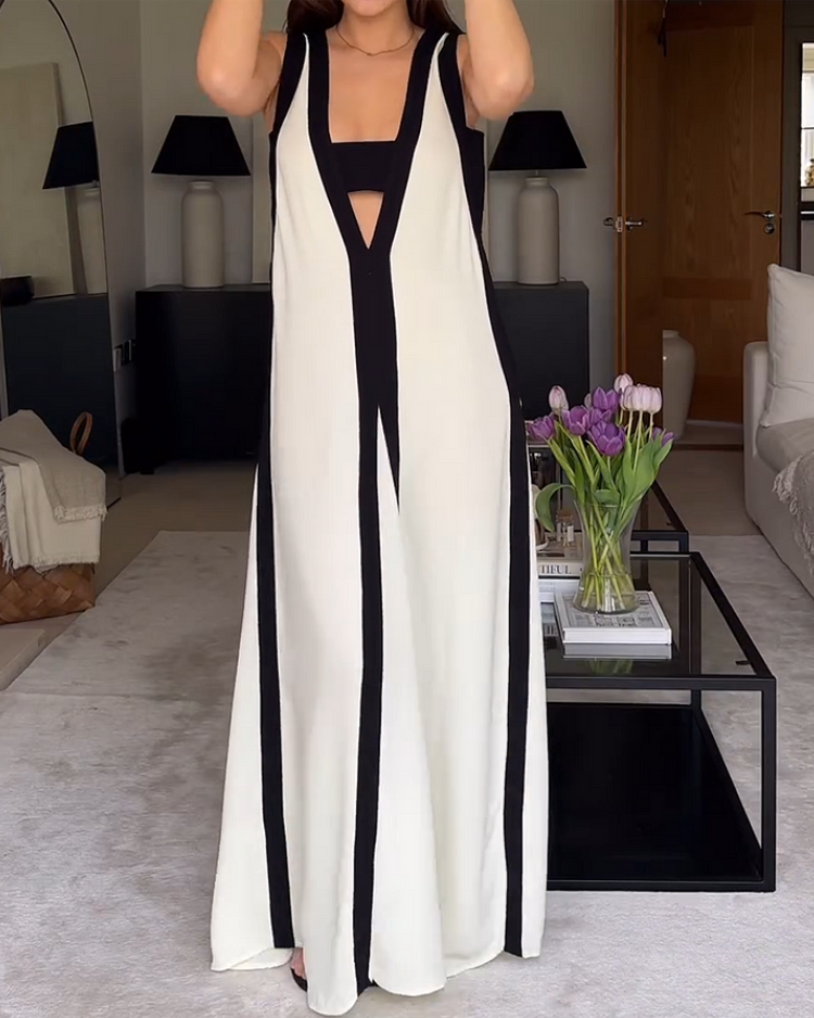 FRANKIE™ | ELEGANT A-LINE MAXI DRESS SET