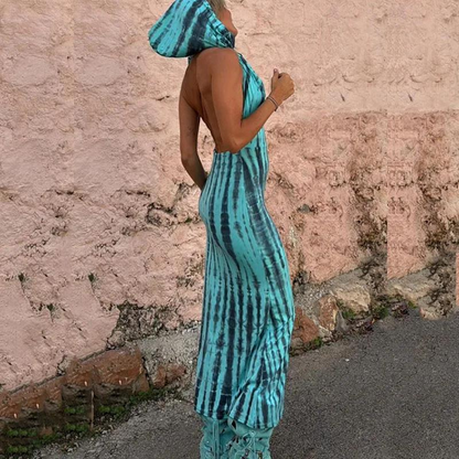 PETRA™ | HOODED MAXI DRESS