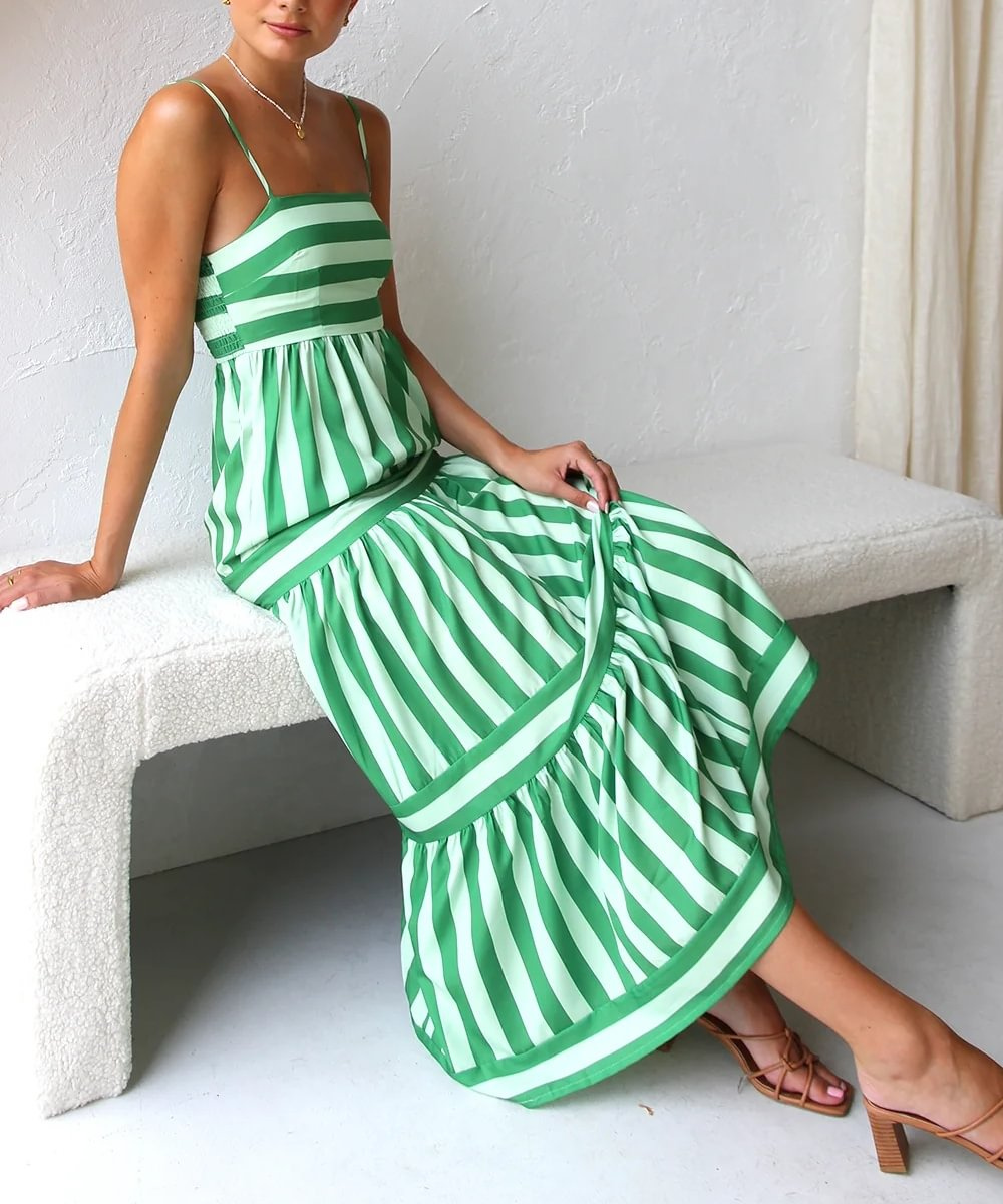 JULIANA™ | STRIPED MAXI DRESS