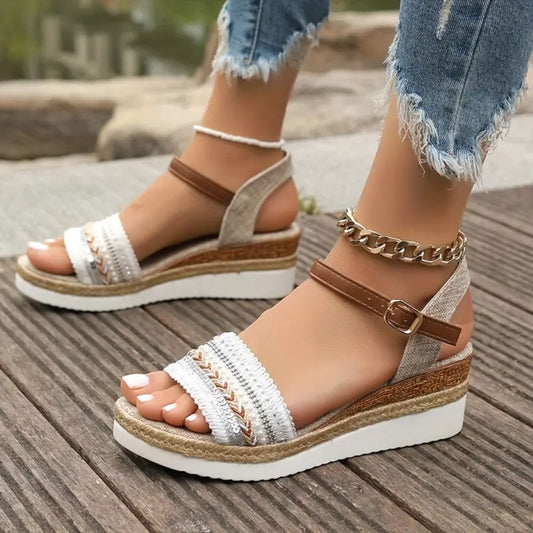 YUKA™ | WEDGE SANDALS