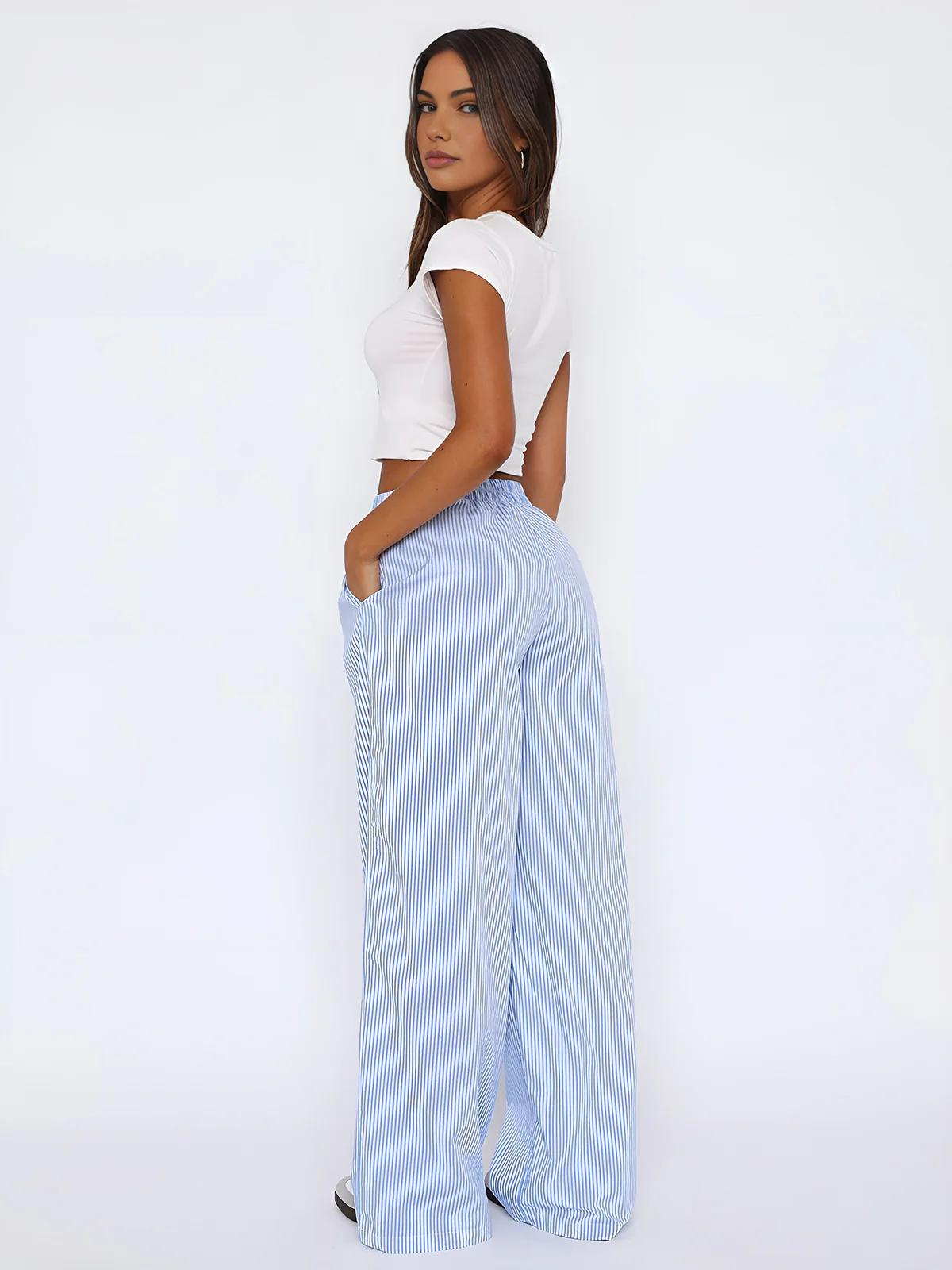 PANNA™ | STRIPED LOOSE PANTS