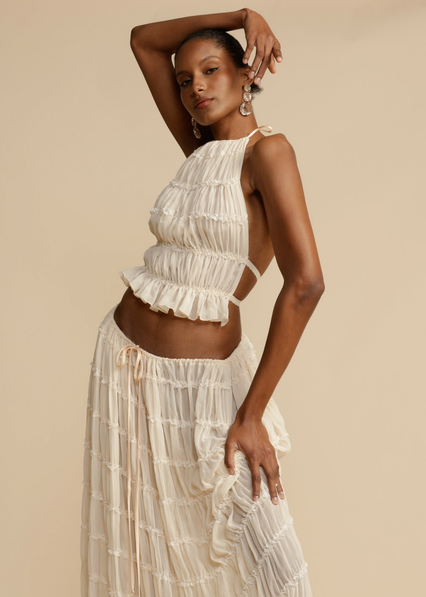 OLIVIA™ | HALTER TOP AND SKIRT SET