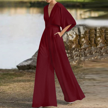 ABIGAIL™ | ELEGANT JUMPSUIT WITH V-NECK