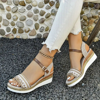 YUKA™ | WEDGE SANDALS