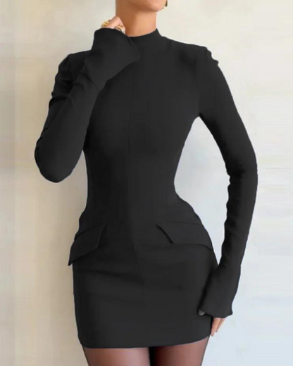 MONA™ | TAILORED LONG-SLEEVE DRESS