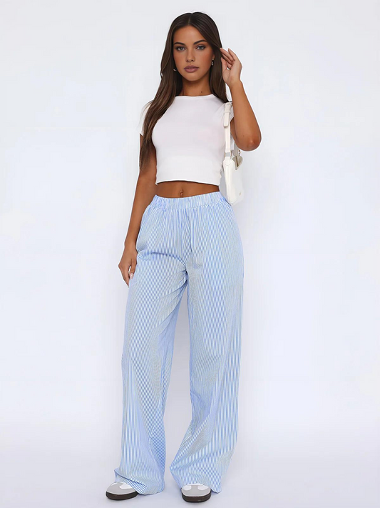 PANNA™ | STRIPED LOOSE PANTS