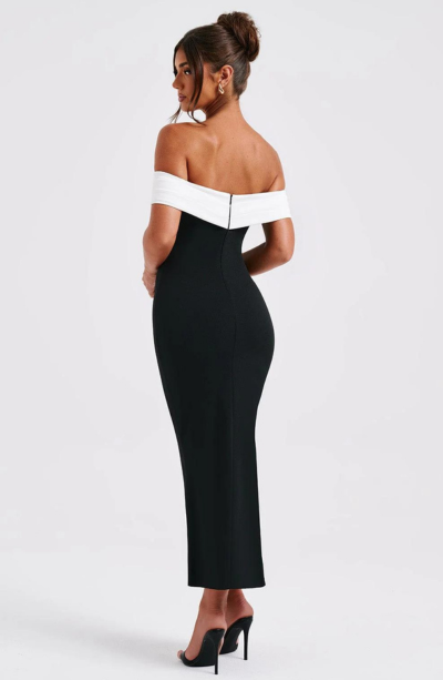 REBECCA™ | OFF-SHOULDER FITTED DRESS