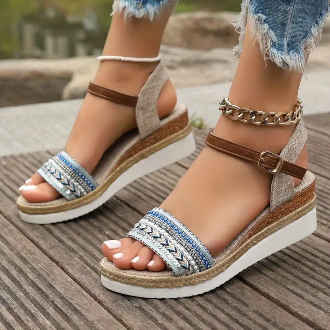 YUKA™ | WEDGE SANDALS