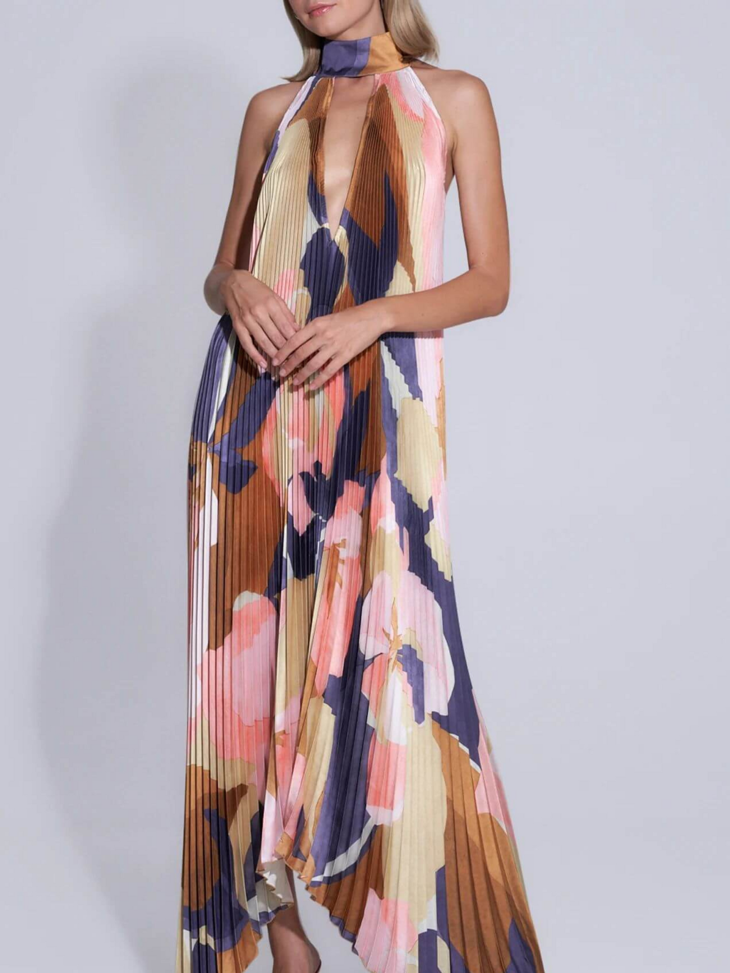 JANELLA™ | MAXI DRESS WITH NECKHOLDER