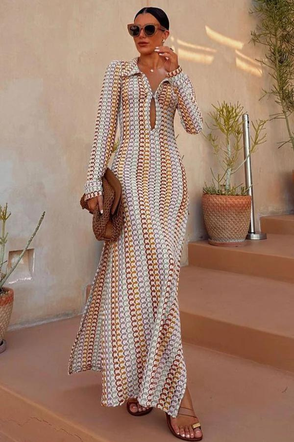 HANNAH™ | LONG SLEEVE MAXI DRESS