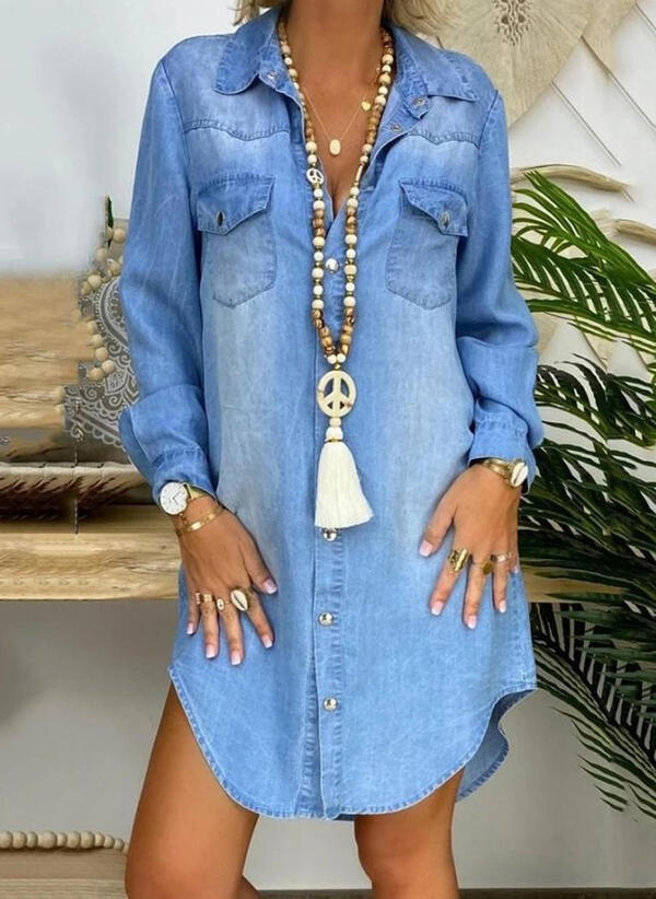 STELLA™ | DENIM-LOOK DRESS