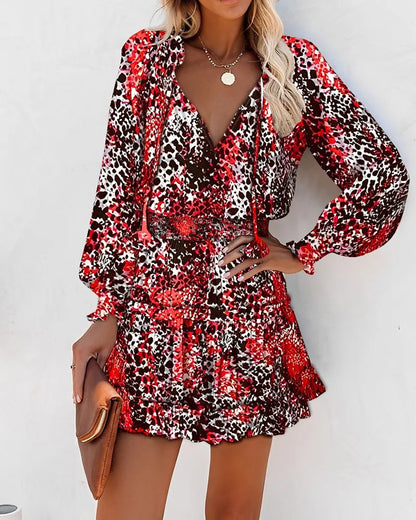 RUDIE™ | PRINTED MINI DRESS