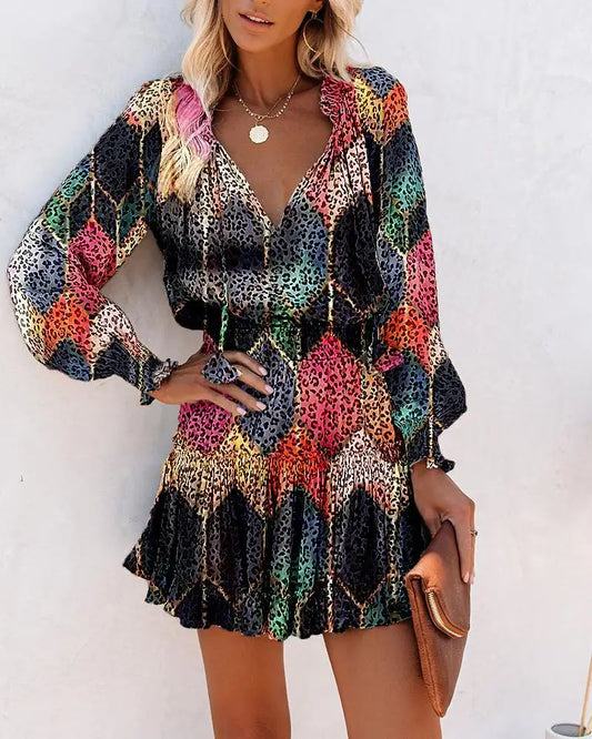 RUDIE™ | PRINTED MINI DRESS