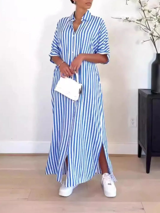 OCEANA™ | STRIPES MAXI DRESS