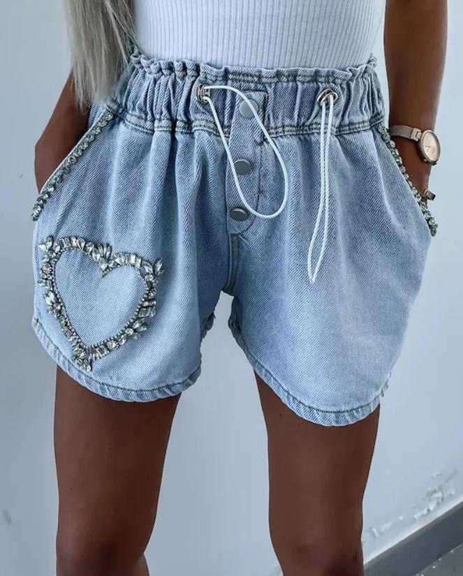 PRIYA™ | DENIM SHORTS