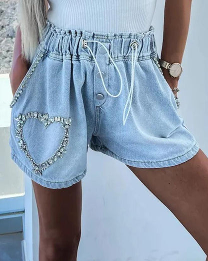 PRIYA™ | DENIM SHORTS