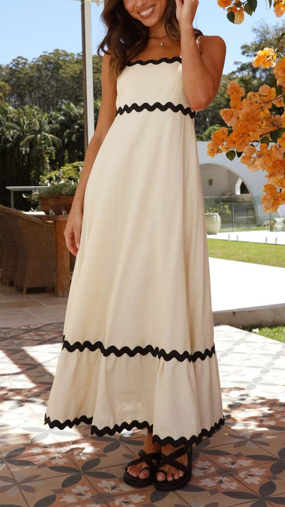 GEORGIA™️ | CONTRAST MAXI DRESS