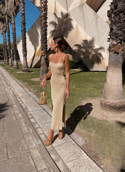 JAVANA™ | HIGH SLIT MAXI DRESS