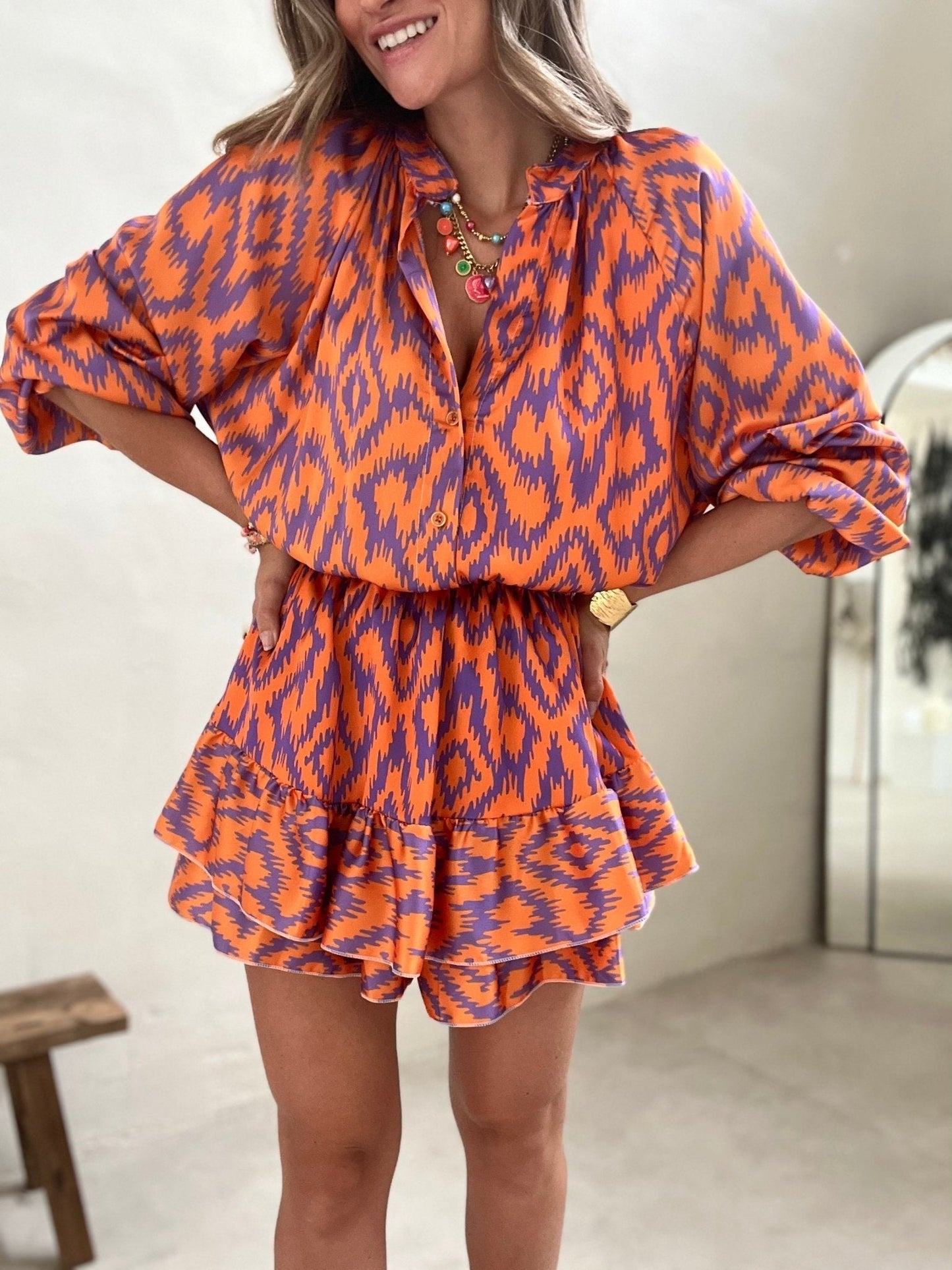 PHYLLIS™ | BOHEMIAN MINI DRESS