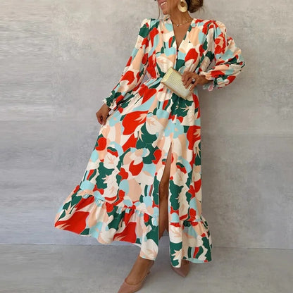 ADELE™ | LONG-SLEEVE MAXI DRESS