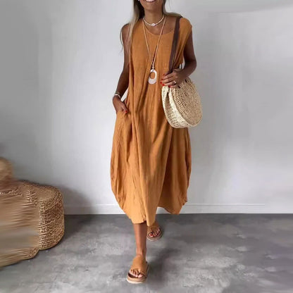 KEIRYN™ | LOOSE MIDI DRESS