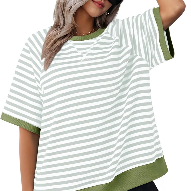 TESSA™ | OVERSIZED STRIPES TOP