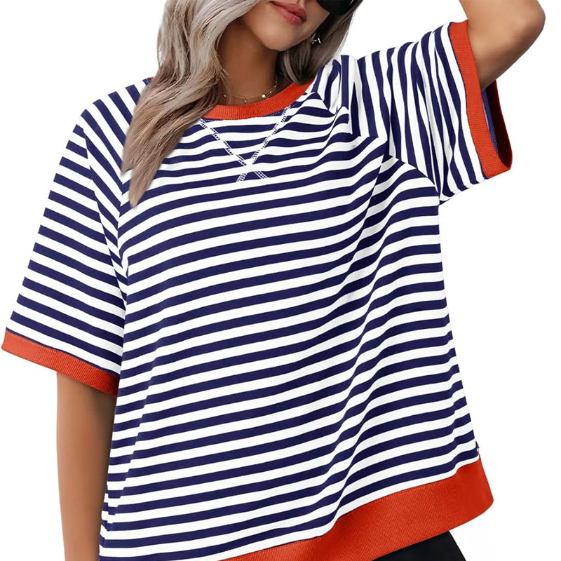 TESSA™ | OVERSIZED STRIPES TOP